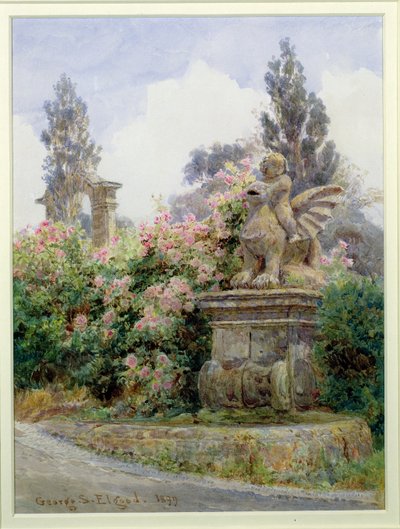 Chinese Rozen, Villa Imperiali, Genua door George Samuel Elgood